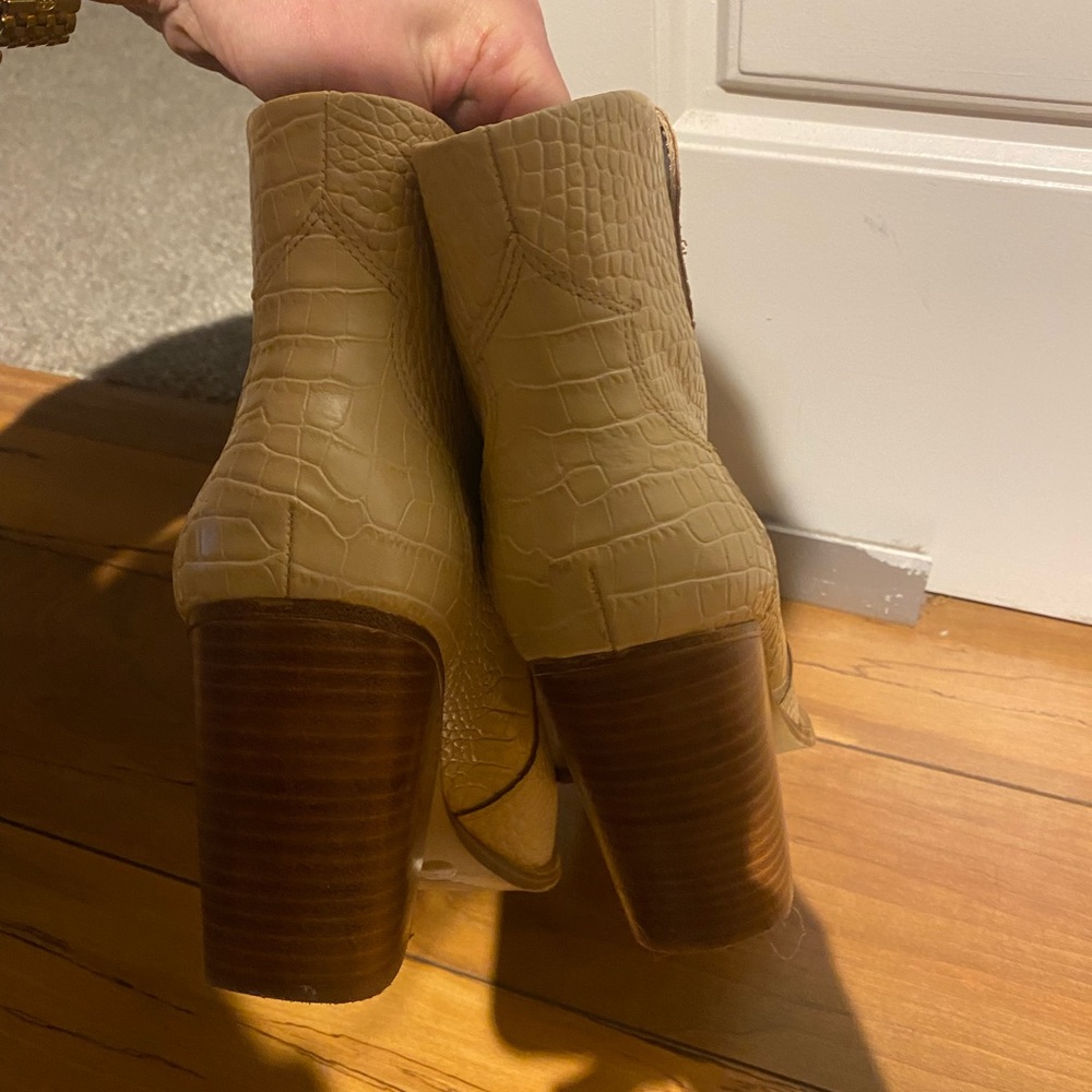 Cream Booties - Picture 4 of 7